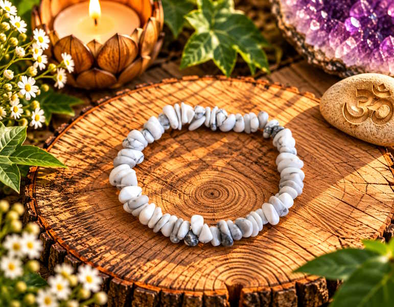 Pulsera chip Howlita
